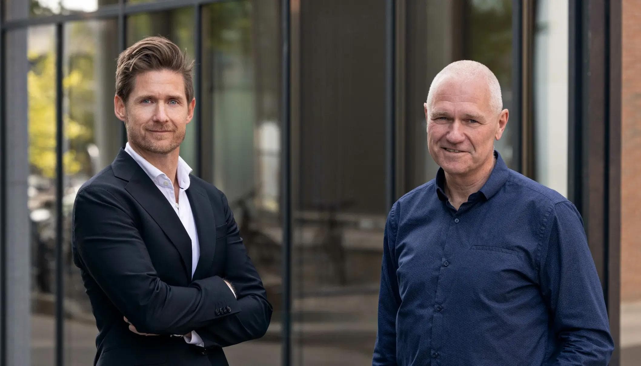 Daglig leder Jørgen Harsem sammen med Datalex CTO Christer Tønnessen – et samarbeid som styrker fremtidens juridiske saksbehandling og dokumenthåndteringssystemer.